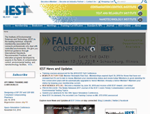 Tablet Screenshot of iest.org